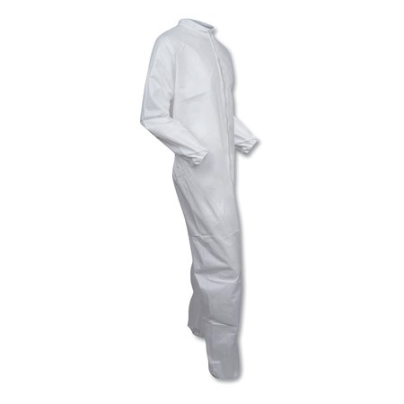 Kleenguard A30 Elastic Back Coveralls, 2X-Large, White, PK25 KCC 46002